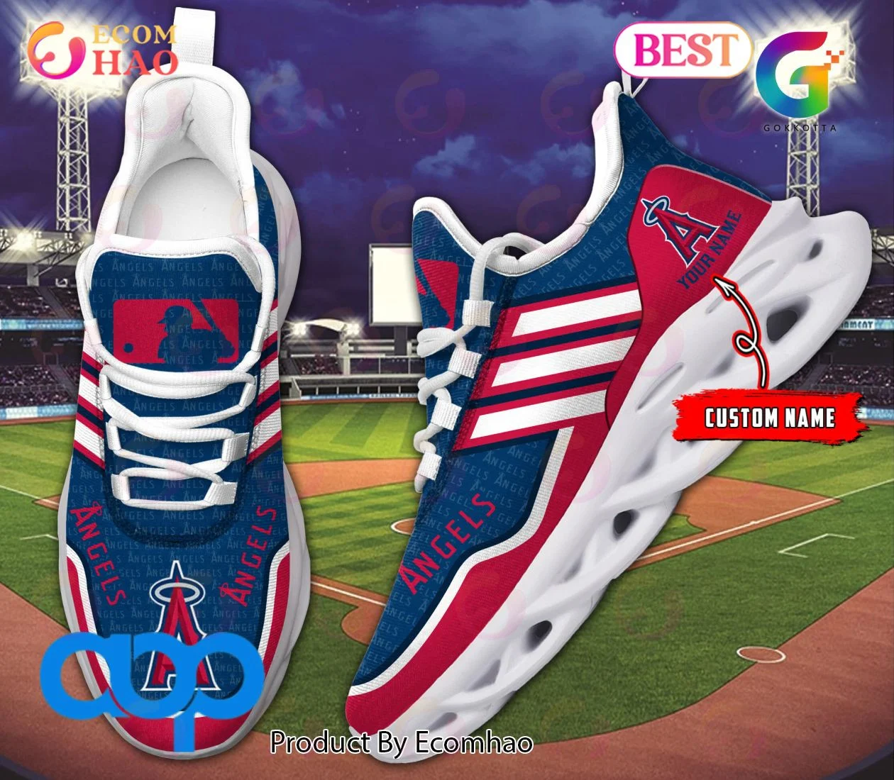 MLB Los Angeles Angels New Clunky Max Soul Sneaker, Shoes  Unisex sneakers MS0601