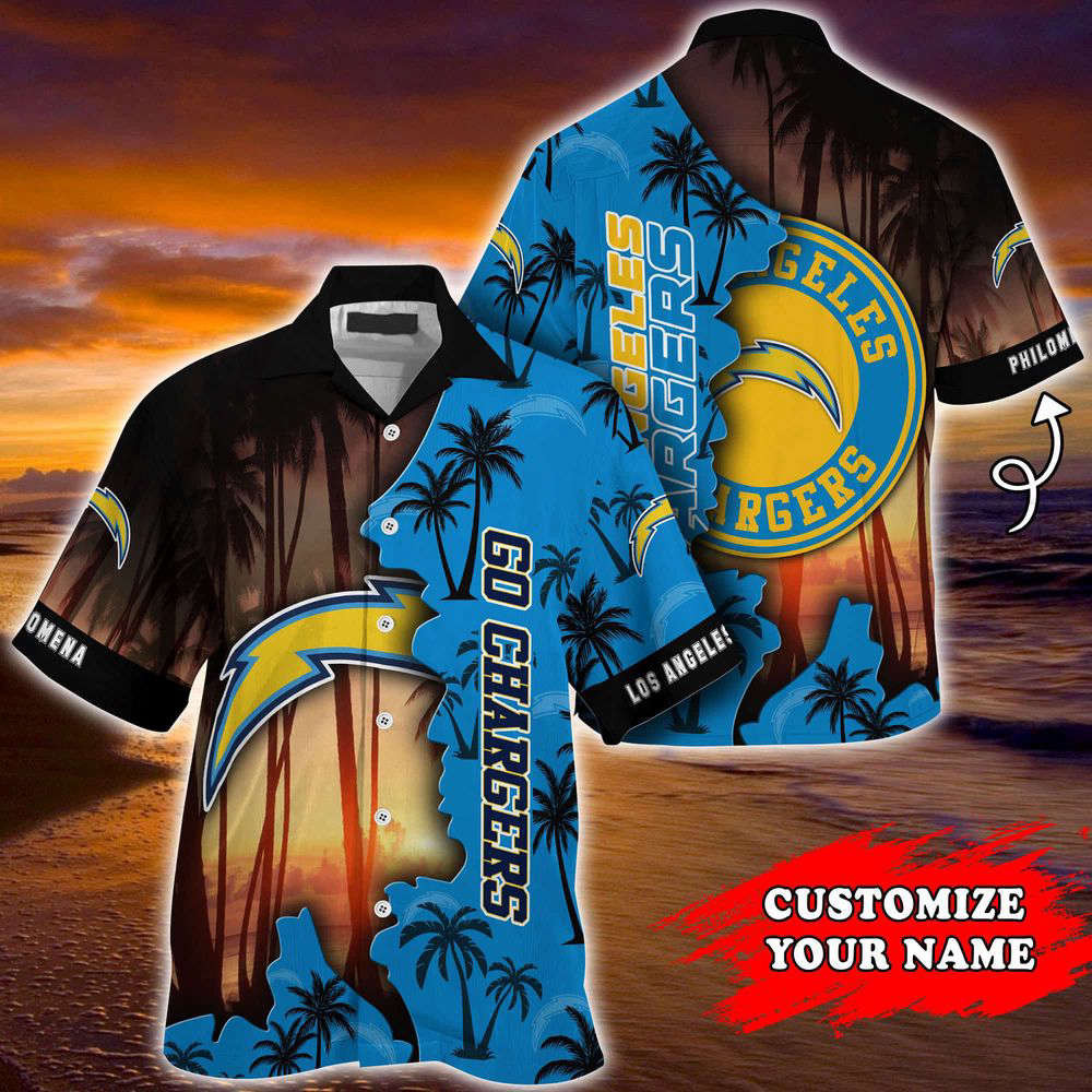 Los Angeles Chargers NFL-Customized Summer Hawaii Shirt For Sports Enthusiasts HW0601