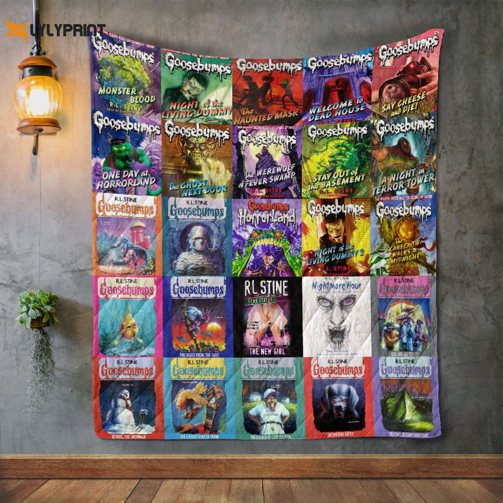 Goosebumps 1 Quilt Blanket For Fans Home Decor Gift ,  Soft Quilt, King Size, All Season Cozy Quilt QB0901