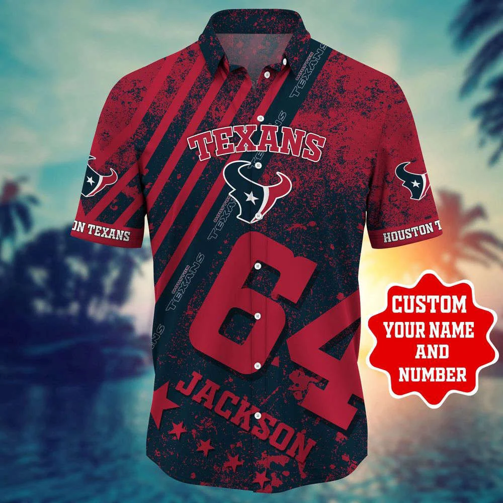 Houston Texans NFL-Personalized Hawaii Shirt Style Hot Trending HW0601