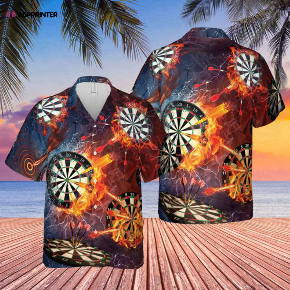 Born To Play Darts Hawaiian Aloha Shirt HW0601