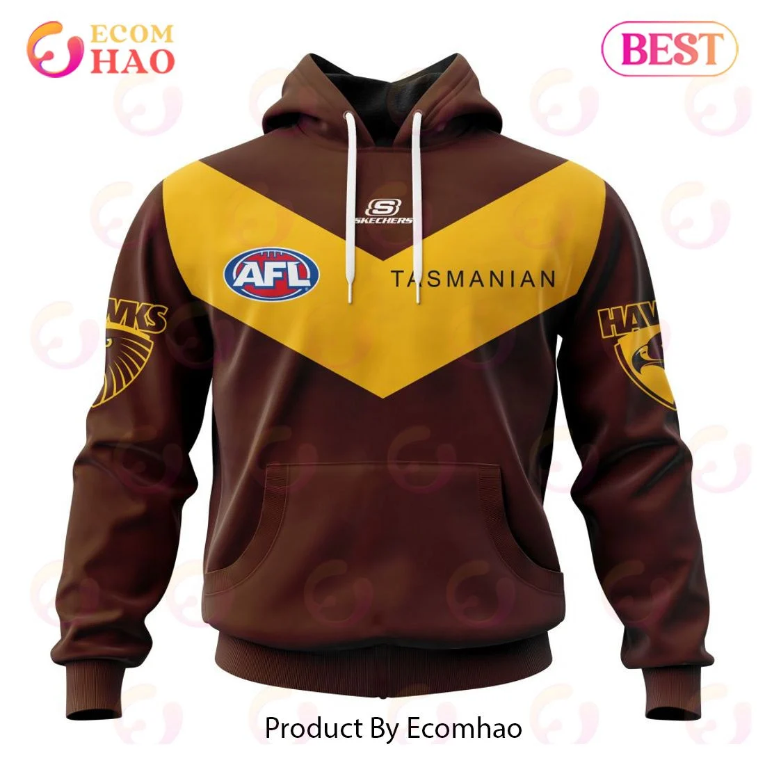 AFL Hawthorn Football Club Clash Kits 2023 3D Hoodie, Zip Hoodie, Man - Women, Warm, Premium Quality HZ0501