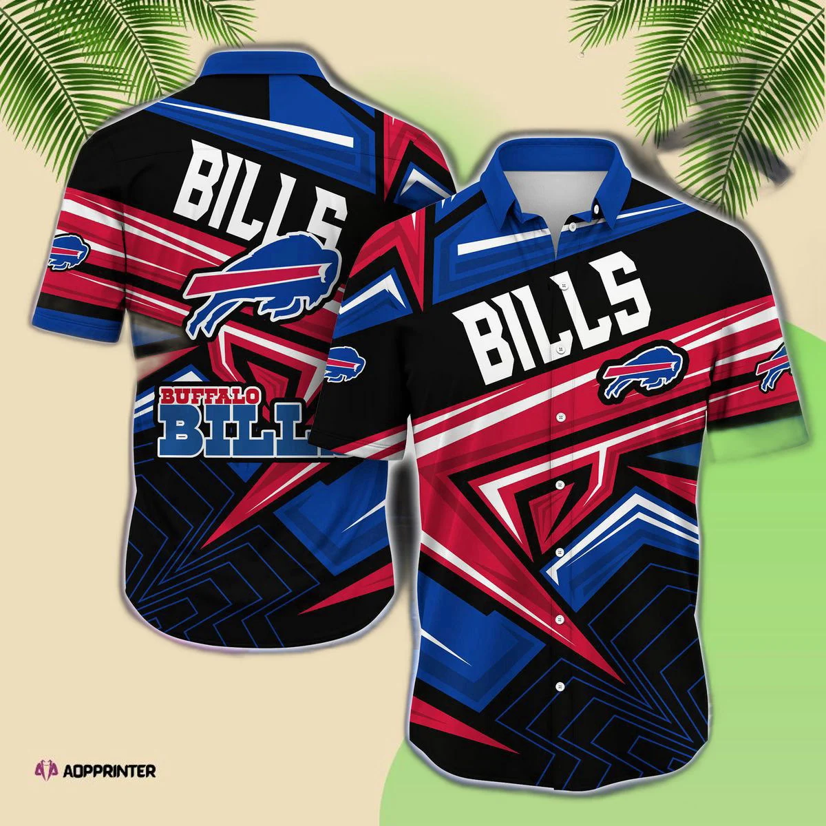 New Buffalo Bills NFL Summer Hawaiian Shirt Sports Fans Gift HW0601