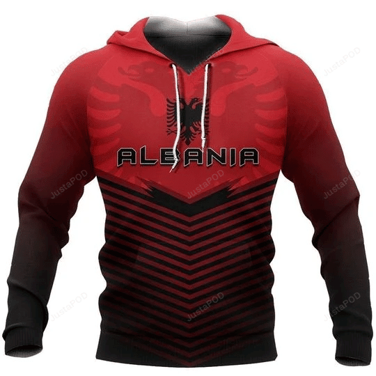 Albania 3D All Over Printed Hoodie, Zip- Up Hoodie HZ0501