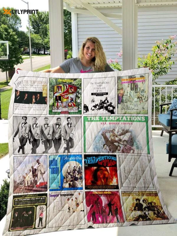 The Temptations 3D Customized Quilt Blanket For Fans Home Decor Gift ,  Soft Quilt, King Size, All Season Cozy Quilt QB0901