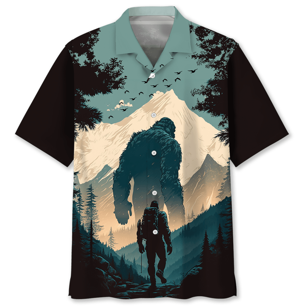 Hiking Vintage Hawaiian Shirt, Gift For Men Women HW0601