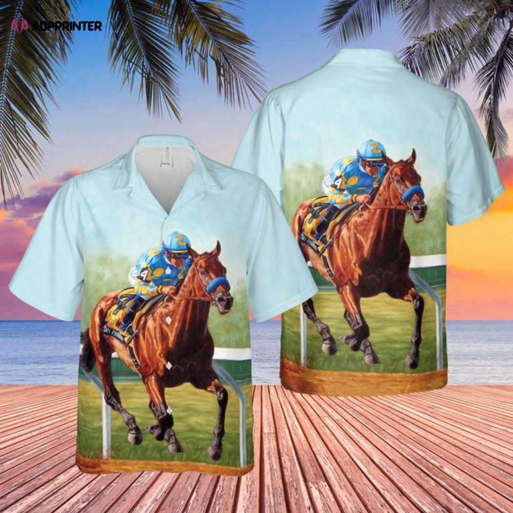 Kentucky Derby Horse Racing 3D Hawaiian Shirt Summer Hot 2023 HW0601