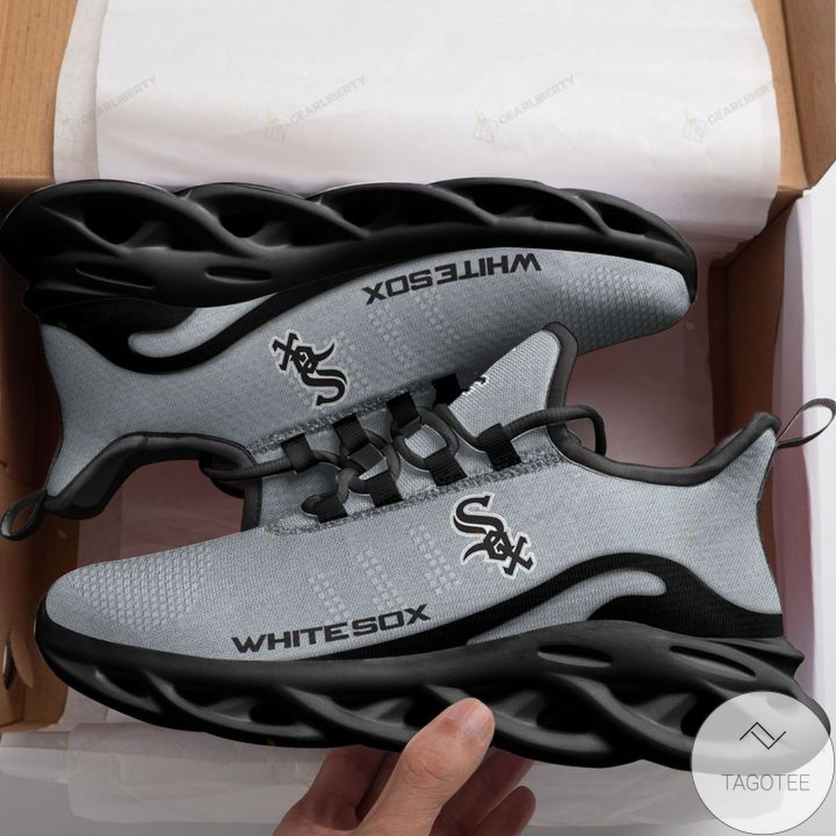 Custom MLB Chicago White Sox Max Soul Shoes V3 Men Women MS0601