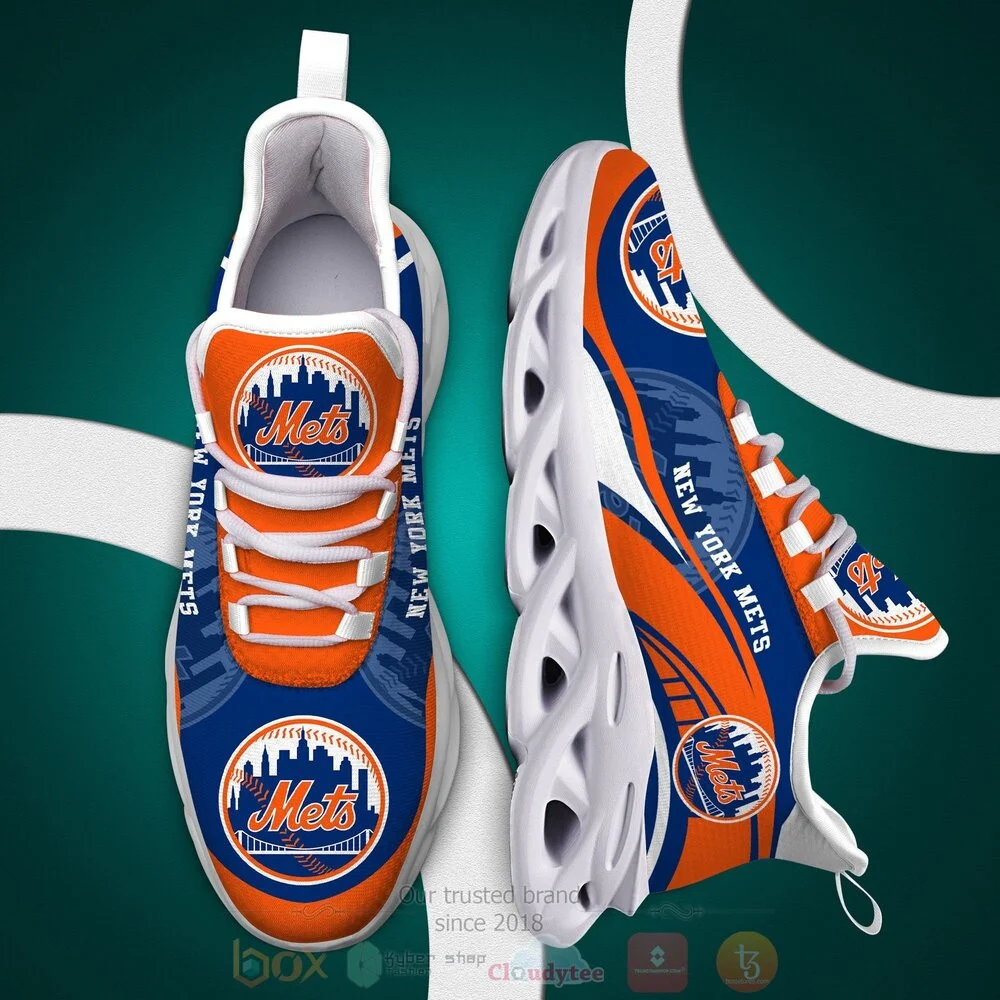 MLB New York Mets Max Soul Shoes V4 Unisex Women Men MS0601