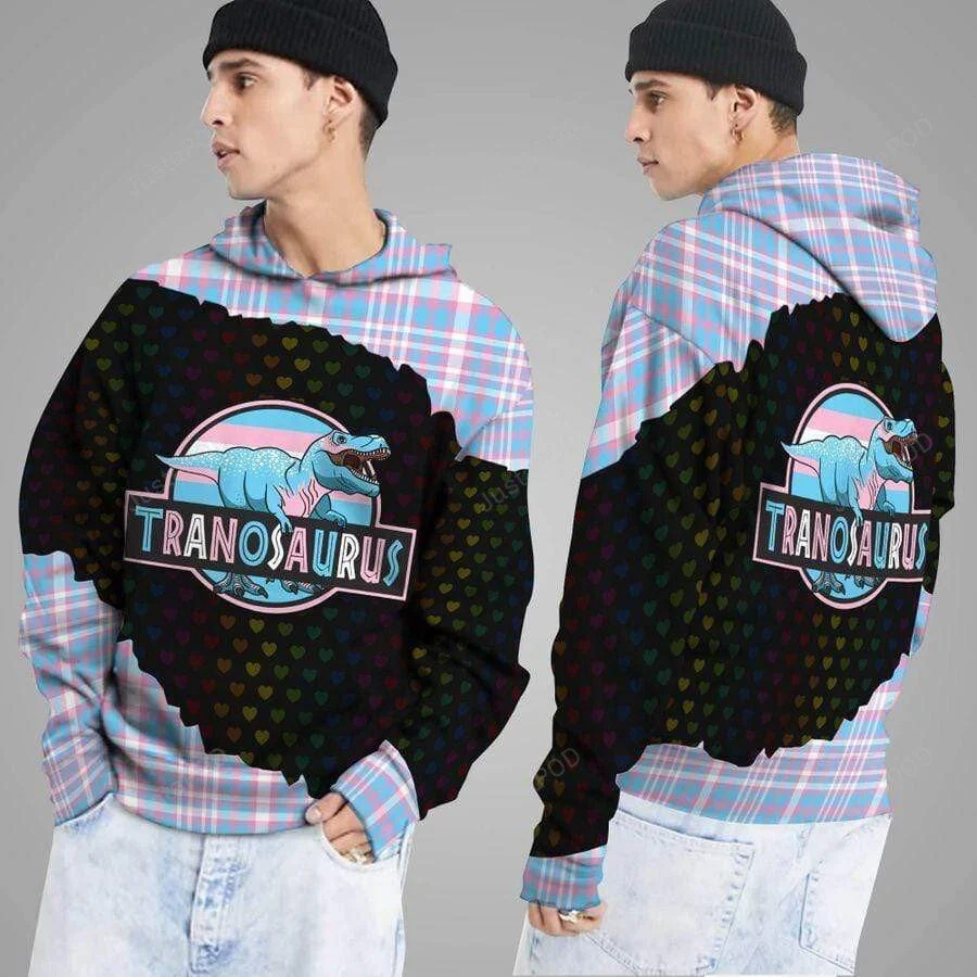 Tranosaurus 3D All Print Hoodie, Zip- Up Hoodie HZ0501