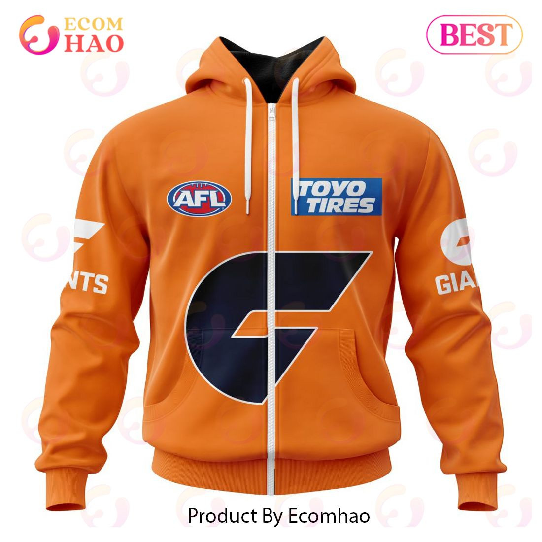 AFL Greater Western Sydney Giants Away Kits 2023 3D Hoodie, Zip Hoodie, Man - Women, Warm, Premium Quality HZ0501