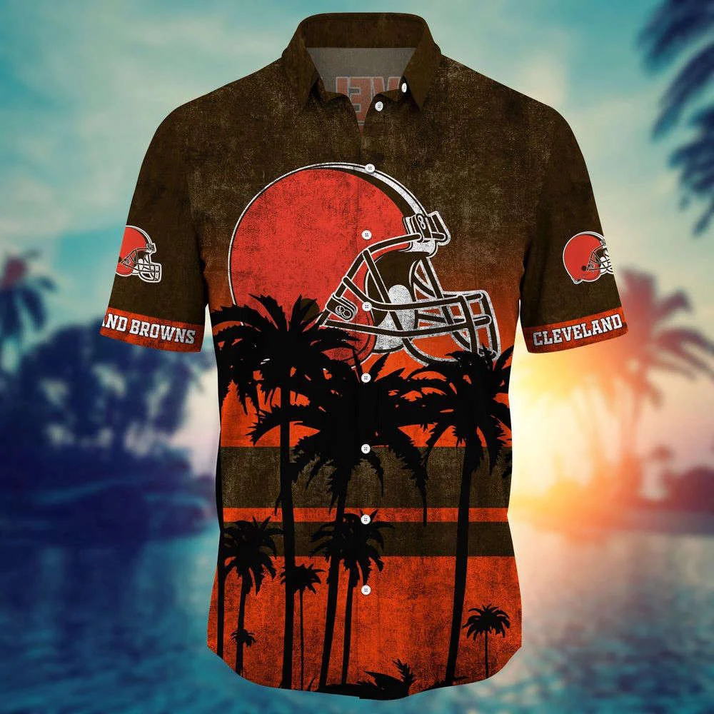 Cleveland Browns NFL-Hawaii Shirt Short Style Hot Trending Summer For Men And Women HW0601