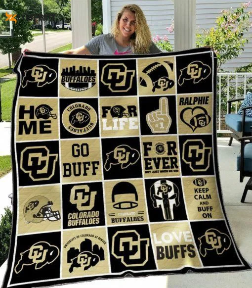 Colorado BuffaloesQuilt Blanket For Fans Home Decor Gift , Soft Quilt, King Size, All Season Cozy Quilt QB0901