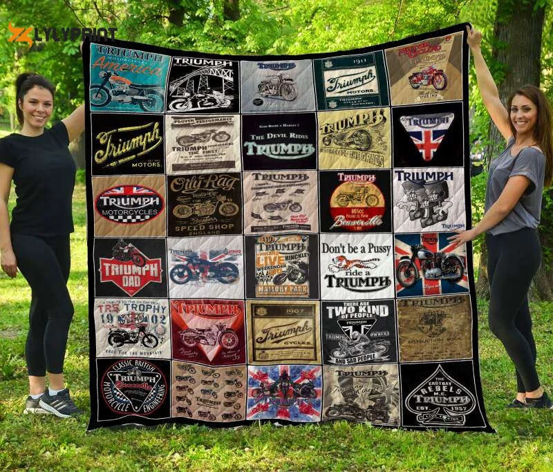 Triumph 3D Customized Quilt Blanket For Fans Home Decor Gift ,  Soft Quilt, King Size, All Season Cozy Quilt QB0901