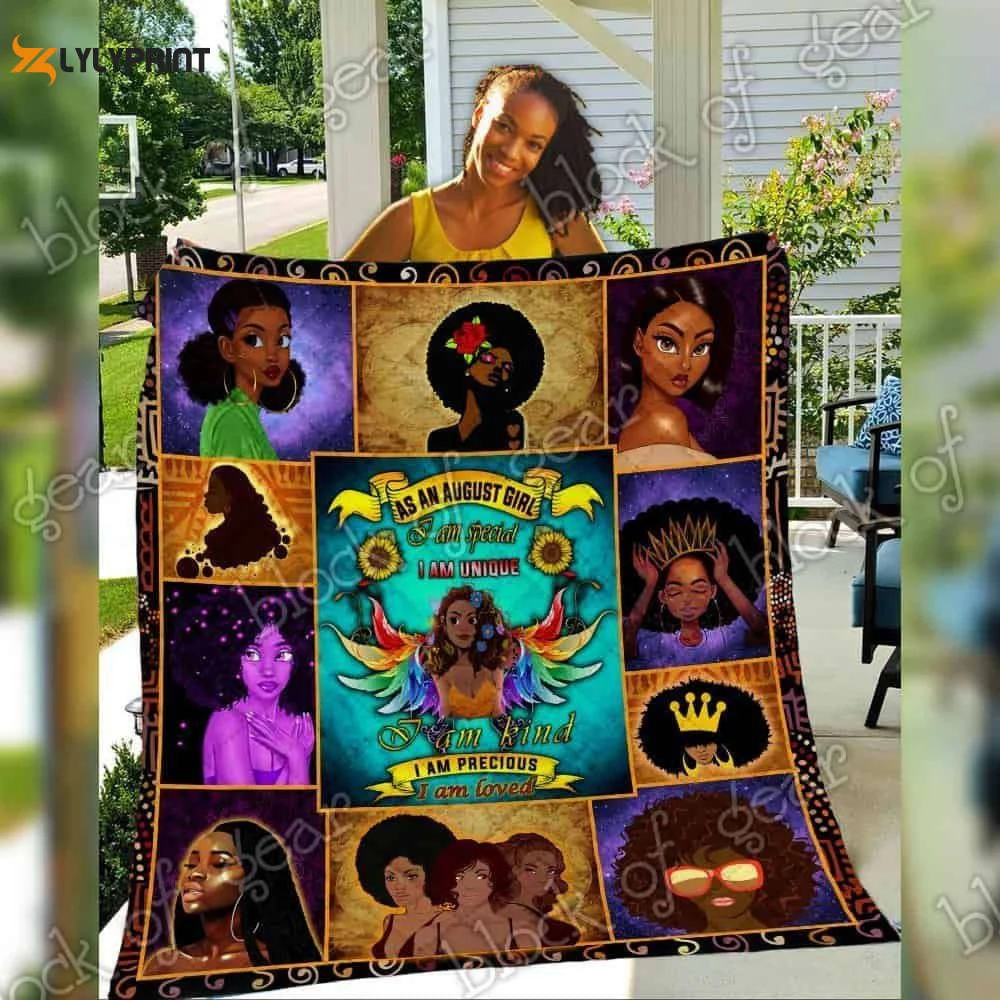 Just A Perfect August Girl 3D Customized Quilt ,  Soft Quilt, King Size, All Season Cozy Quilt QB0901