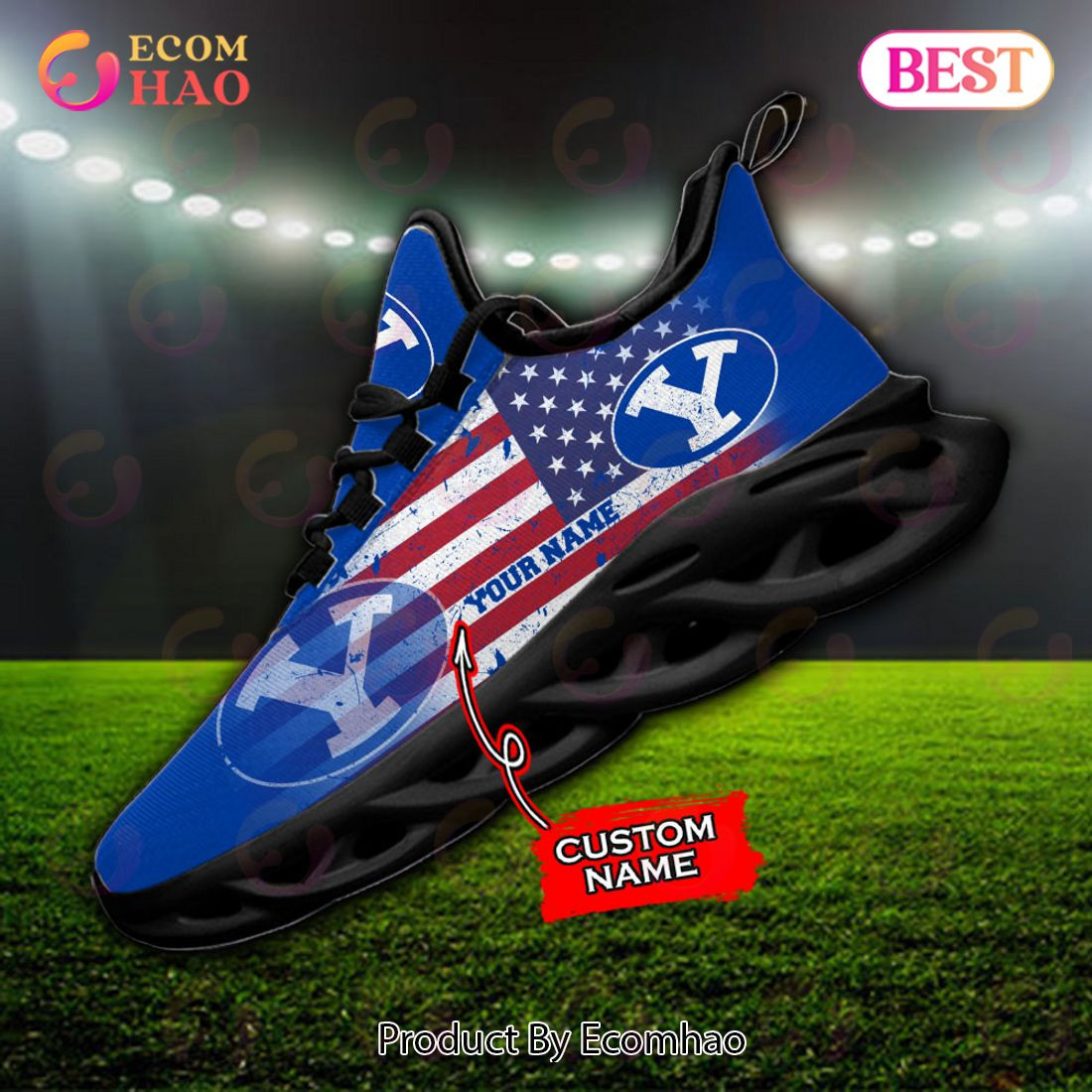 BYU Cougars Max Soul Shoes, Sneaker  Unisex sneakers MS0601