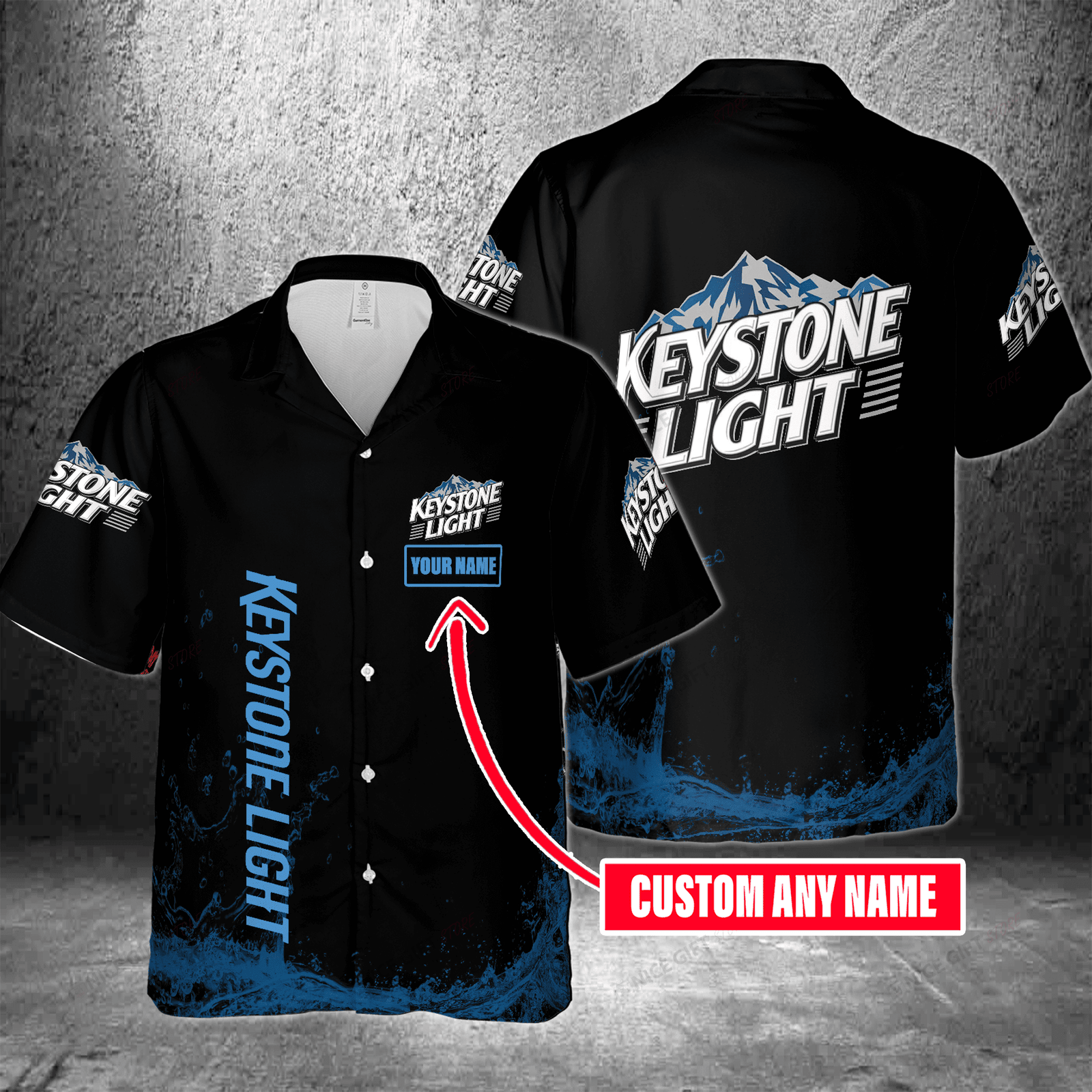 Keystone Light Custom Name Hawaiian Shirt For Men And Women HW0601