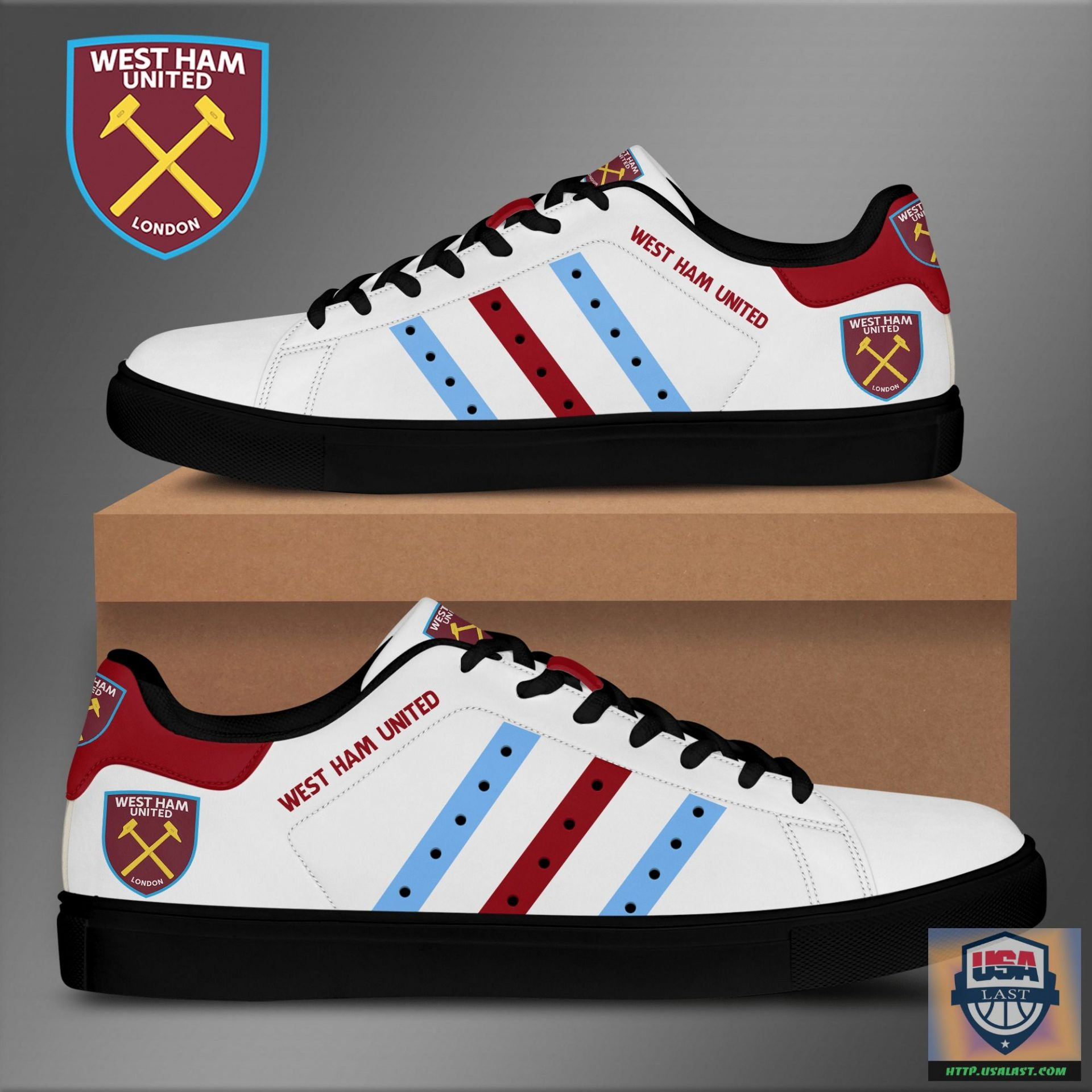 Custom West Ham United FC Special Style Stan Smith Shoes, Trendy Style Sneakers ST0801