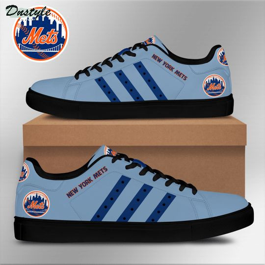 MLB New York Mets Blue Stan Smith Shoes Unisex Women Men, Trendy Style Sneakers ST0801