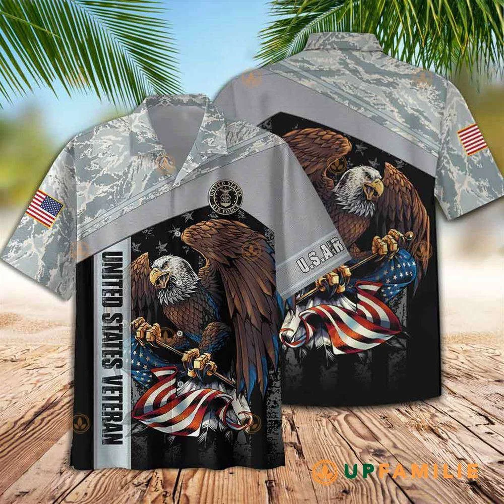 Eagle Hawaiian Shirt United States Veteran Best Hawaiian Shirts HW0601