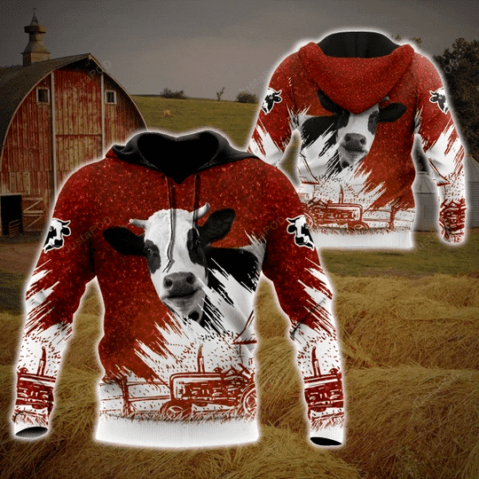 Heifer Red Cool Design 3D All Over Print Hoodie, Zip-up Hoodie HZ0501