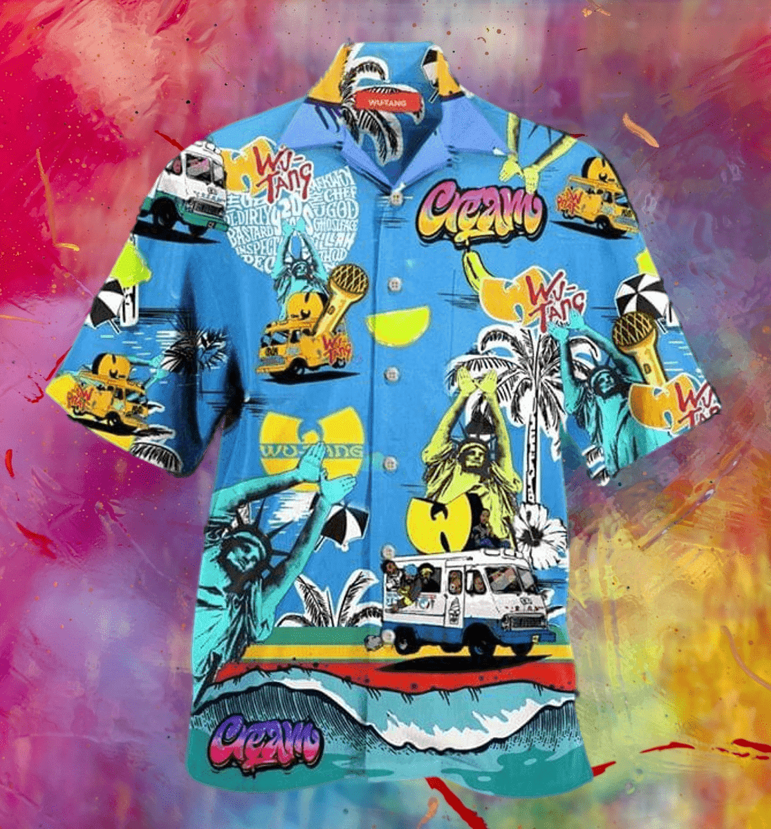 Camping Summer Summer 2023 Wu-Tang Clan Hawaiian Shirt HW0601