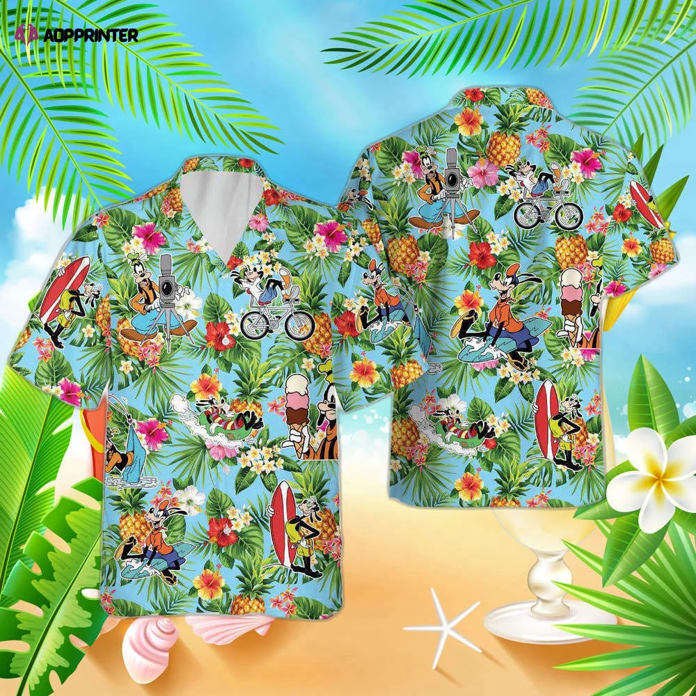 Goofy a Movie Hawaiian Shirt, Disneyland Beach Hawaii, For Men Women HW0601