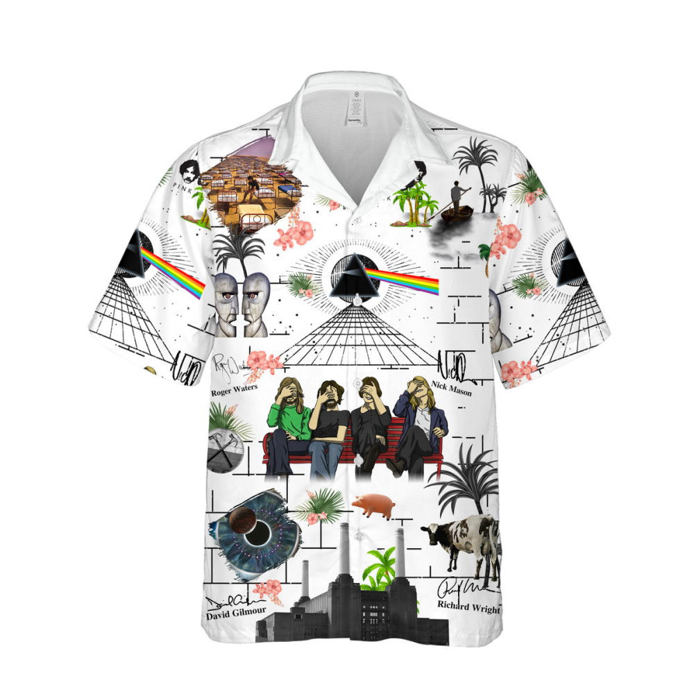 Pink Floyd Merch Music All Over Print Cuban Shirt Premium Hawaiian Shirt HW0601