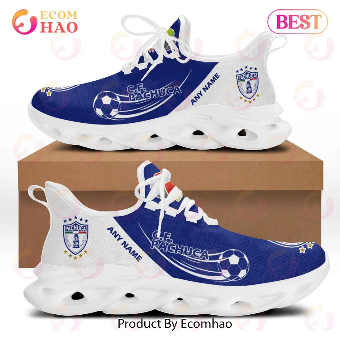 LIGA MX C.F. Pachuca Special Max Soul Shoes Design ST2301  Unisex sneakers MS0601