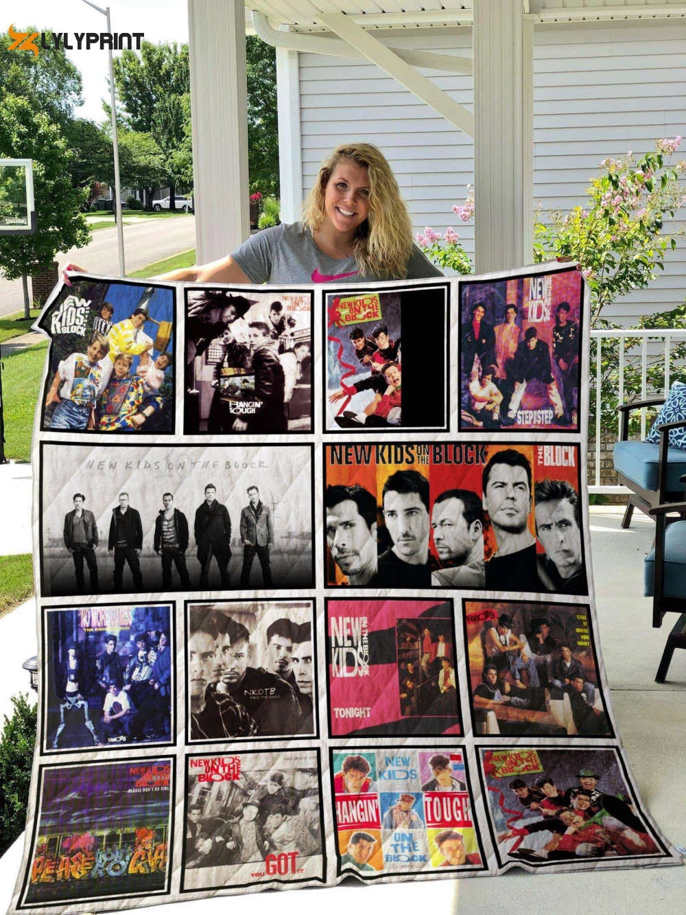 NKOTB Quilt Blanket For Fans Home Decor Gift , Soft Quilt, King Size, All Season Cozy Quilt QB0901