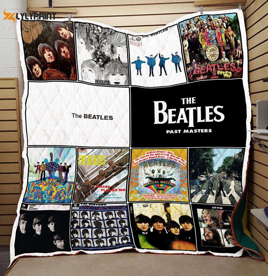 The Beatles 4 Quilt Blanket For Fans Home Decor Gift , Soft Quilt, King Size, All Season Cozy Quilt QB0901