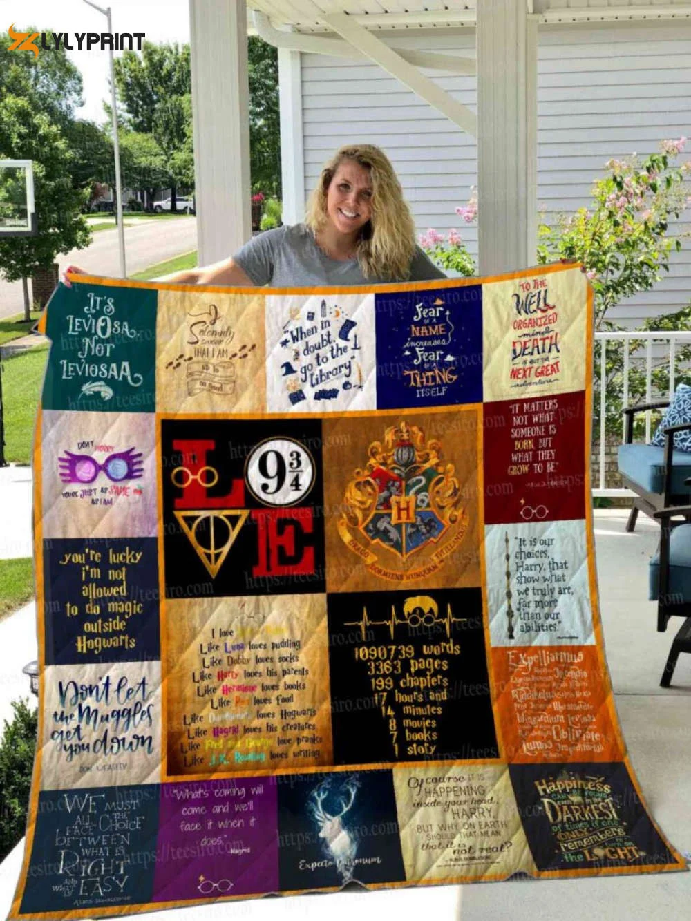 Harry Potter , Soft Quilt, King Size, All Season Cozy Quilt QB0901