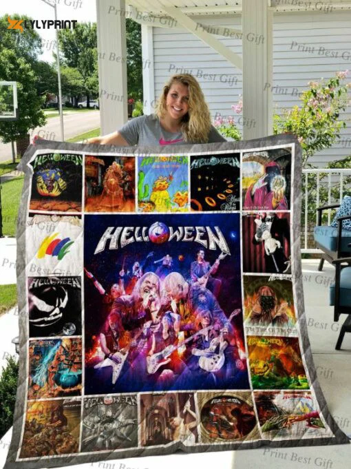 Helloween 2 Quilt Blanket For Fans Home Decor Gift , Soft Quilt, King Size, All Season Cozy Quilt QB0901