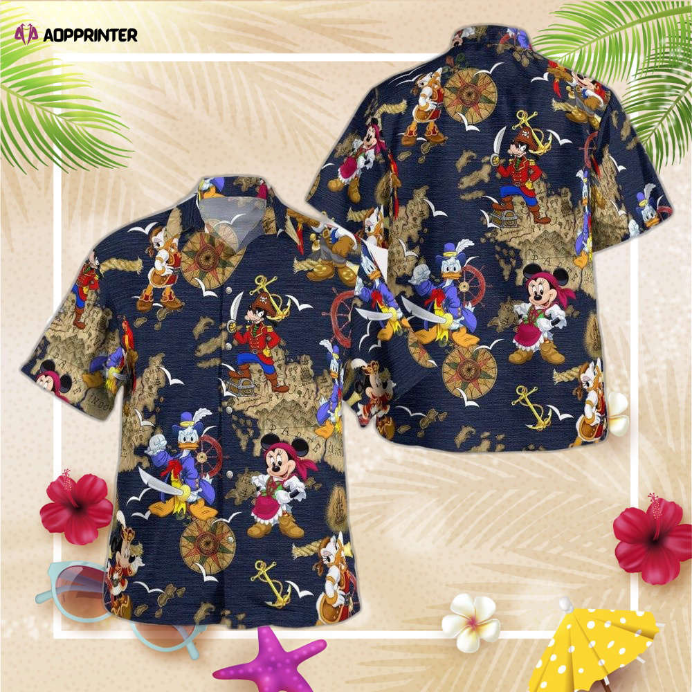 Cartoon Summer Beaches Hawaiian Shirt, Gift For Men Women HW0601