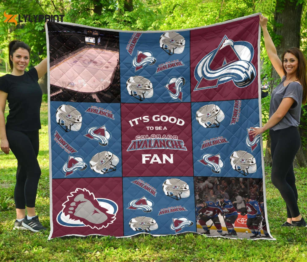 Its Good To Be A Colorado Avalanche Fan 3D Full Printing Quilt Home Decor 2024 Gifts Home Decor 2024 Gifts 3997 , Soft Quilt, King Size, All Season Cozy Quilt QB0901
