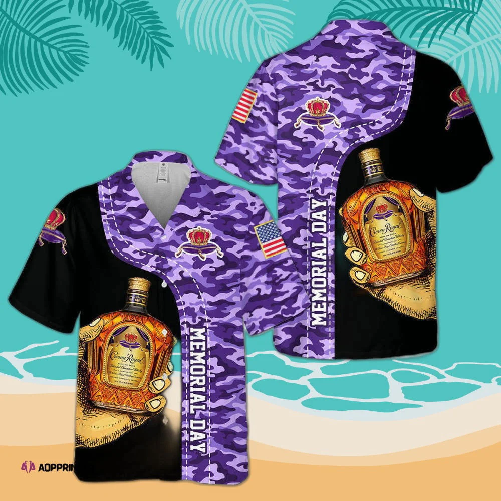 Trending Carmor Crown Royal Memorial Day Hawaiian Shirt HW0601