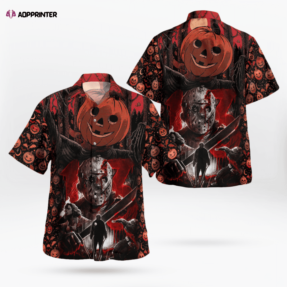 Halloween Horror Michael Myers Hawaii Shirt Summer 2023 Hot HW0601