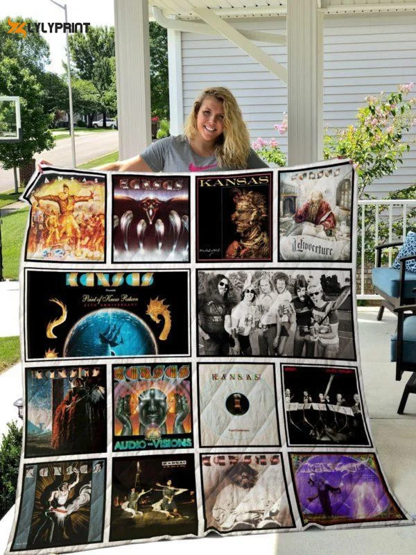 Kansas 3D Customized Quilt Blanket ,  Soft Quilt, King Size, All Season Cozy Quilt QB0901