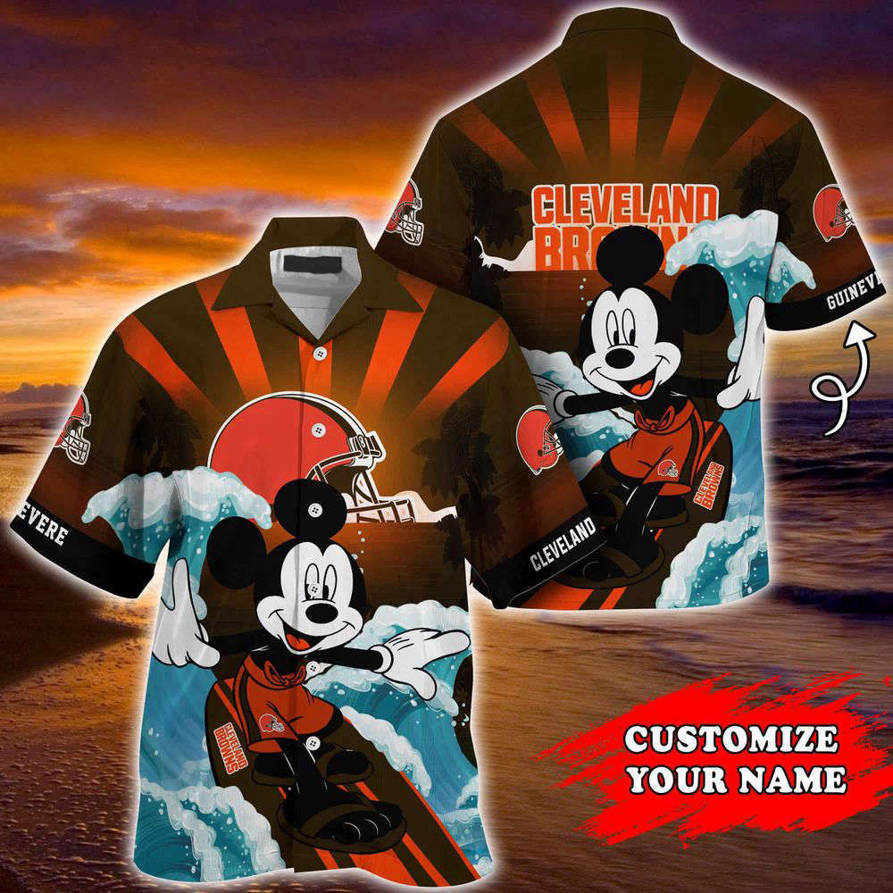 Cleveland Browns NFL-Summer Customized Hawaii Shirt For Sports Fans HW0601