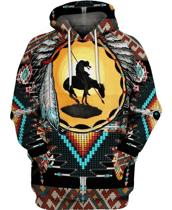 Native Horse 3D All Over Print Hoodie, Zip-up Hoodie HZ0501