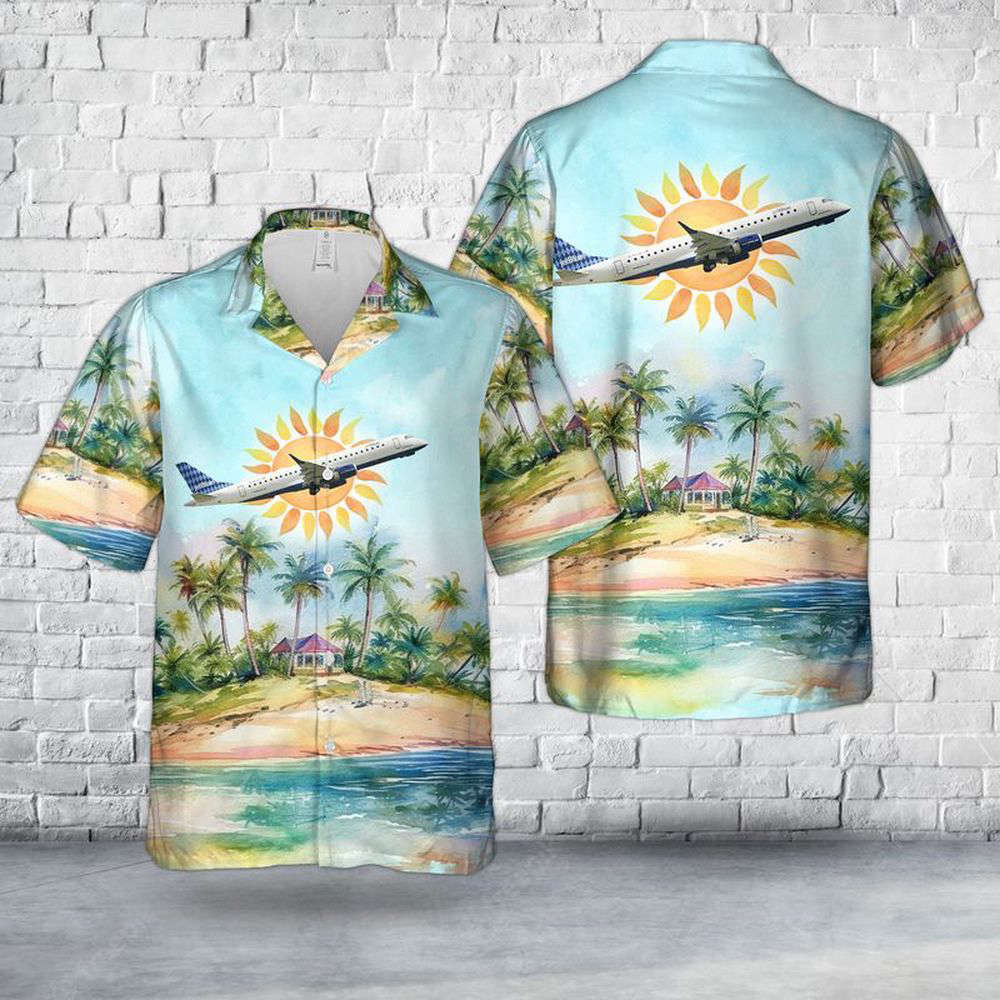 JetBlue Airways Embraer 190AR (ERJ 190 0IGW) Hawaiian Shirt, Gift For Men Women HW0601