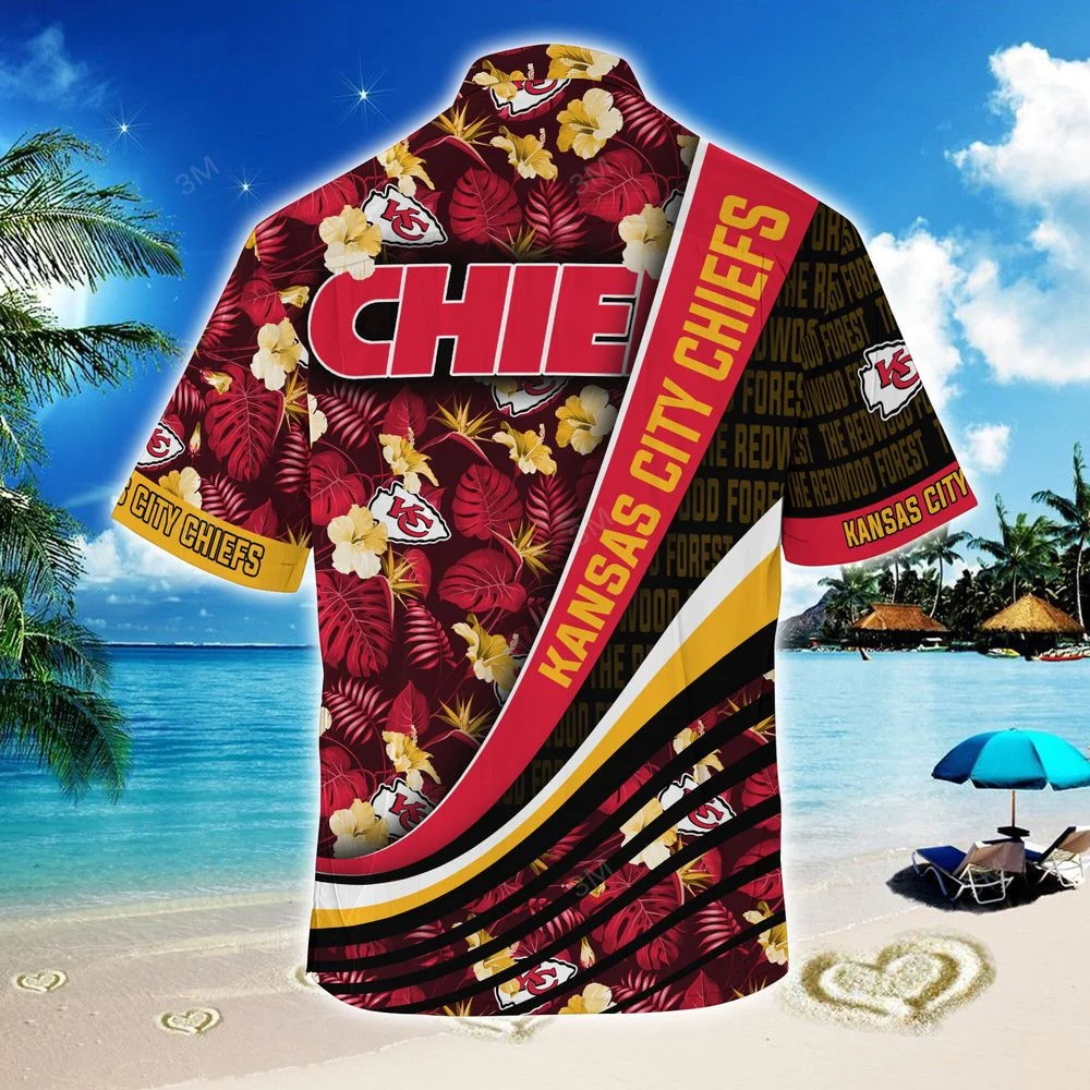Kansas City Chiefs NFL-Summer Hawaii Shirt With Tropical Flower Pattern For Men And Women HW0601