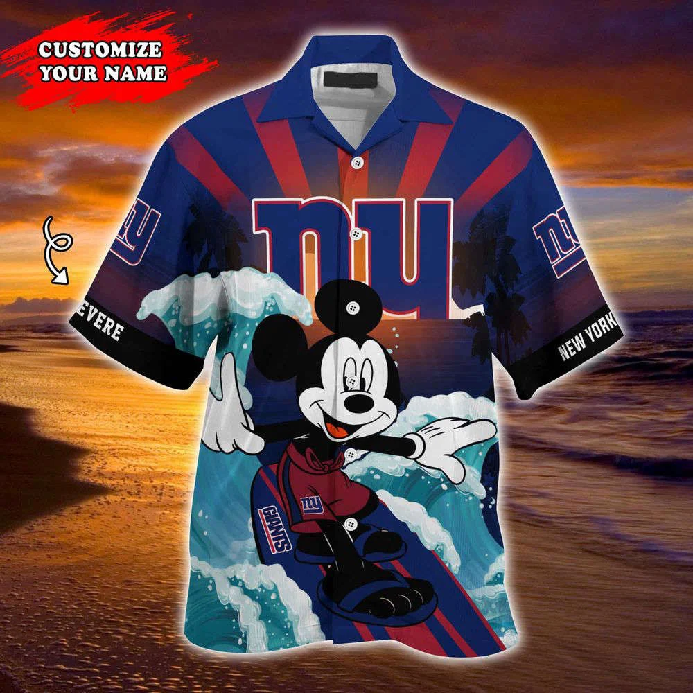 New York Giants NFL-Summer Customized Hawaii Shirt For Sports Fans HW0601