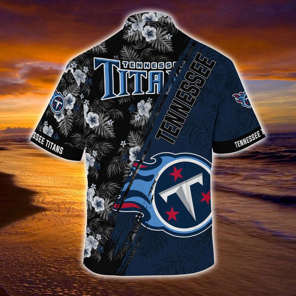 Tennessee Titans NFL-Summer Hawaii Shirt Mickey And Floral Pattern For Sports Fans HW0601
