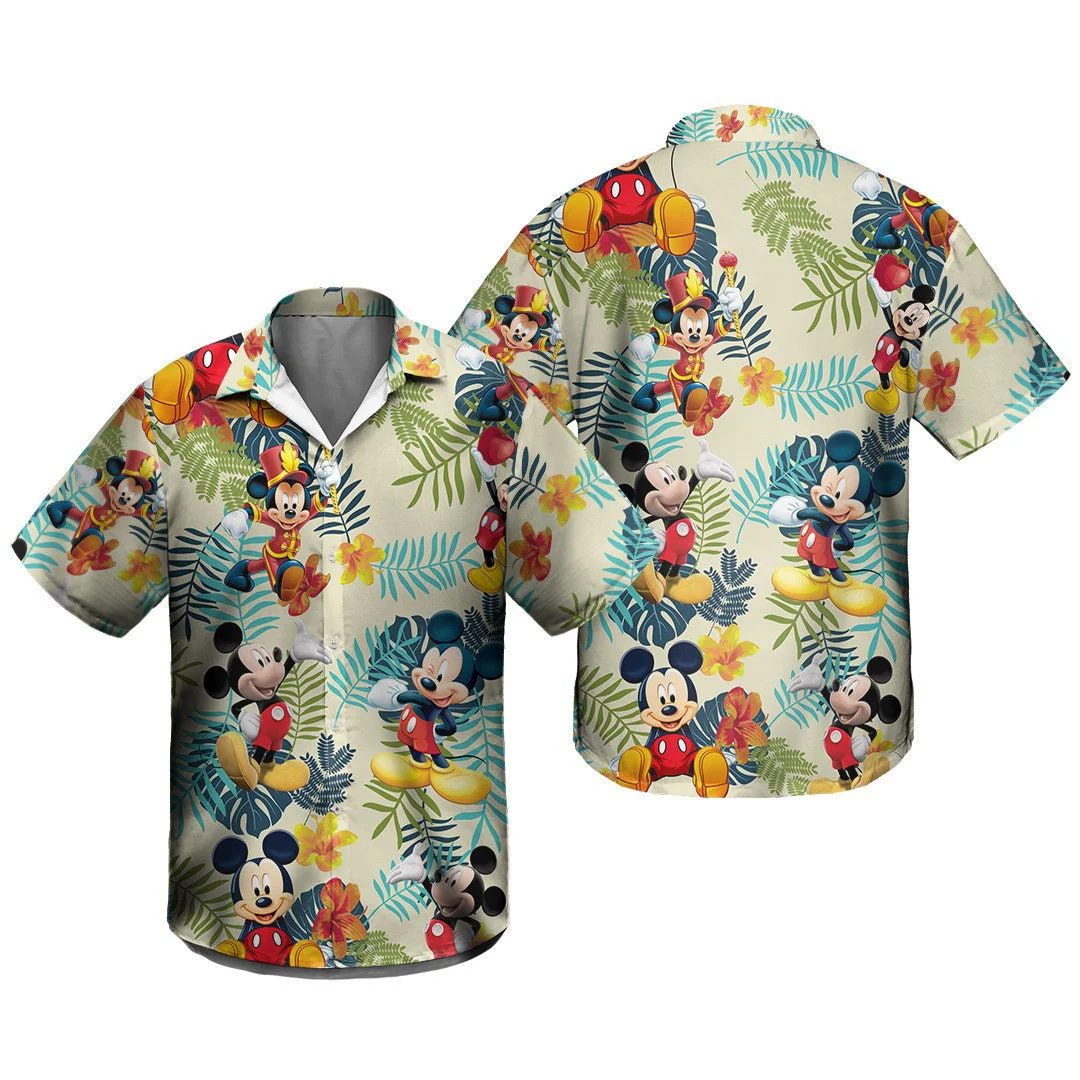 Mickey Aloha 3D All Over Print Tropical Summer Vacation Hawaiian Shirt 023 HW0601
