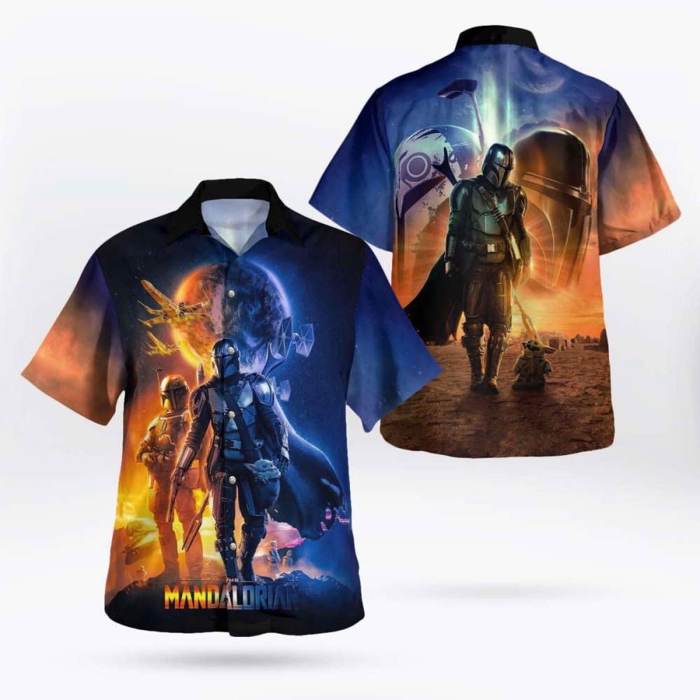 Star Wars Mandalorian Hawaii Shirt Summer 2023 Hot HW0601