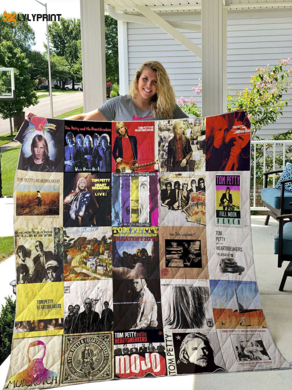 Tom Petty Heartbreakers Quilt Blanket For Fans Home Decor Gift , Soft Quilt, King Size, All Season Cozy Quilt QB0901