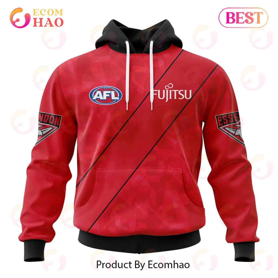 AFL Essendon Football Club Clash Kits 2023 3D Hoodie, Zip Hoodie, Man - Women, Warm, Premium Quality HZ0501