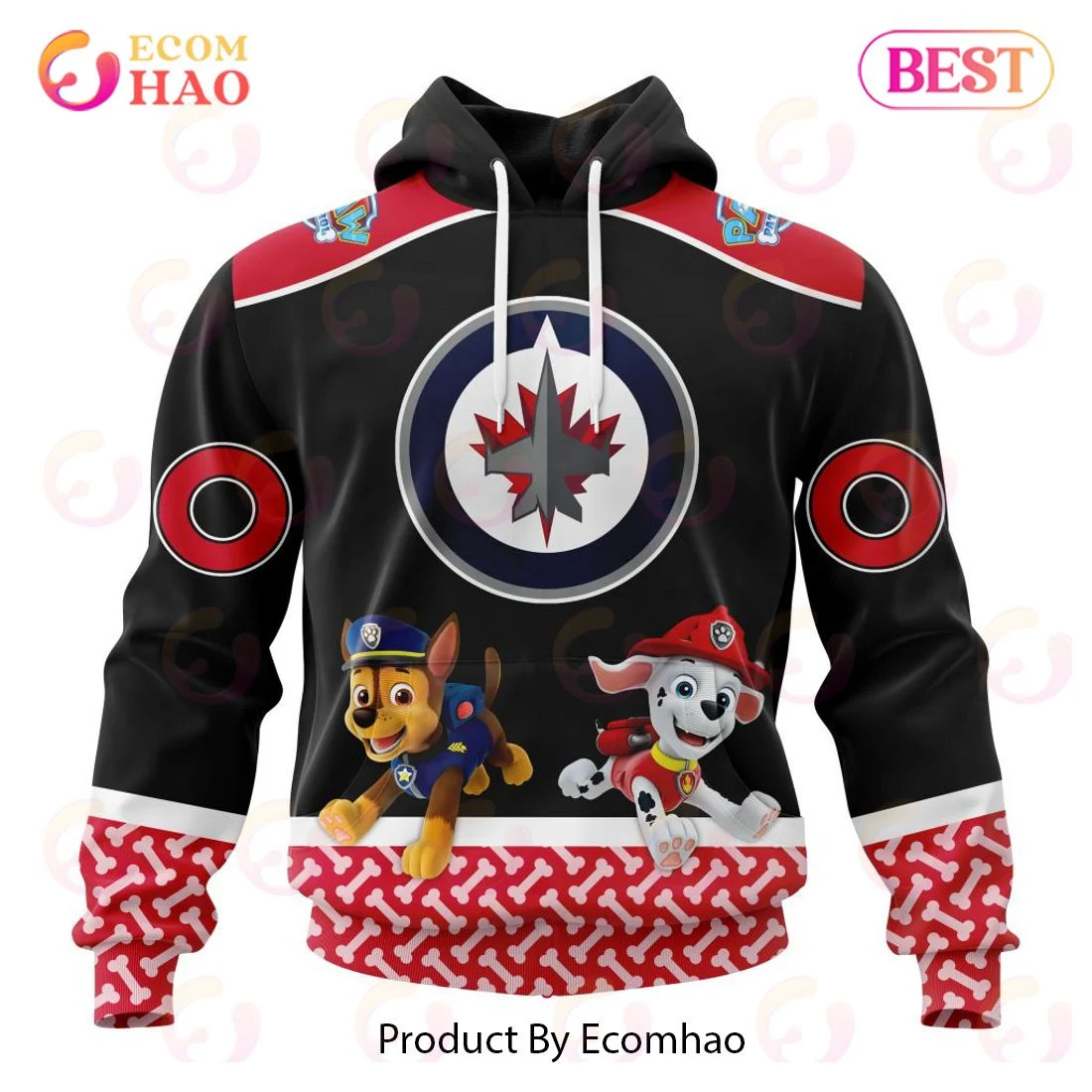 Winnipeg Jets Special Paw Patrol Design 3D Hoodie, Zip Hoodie, Man - Women, Warm, Premium Quality HZ0501