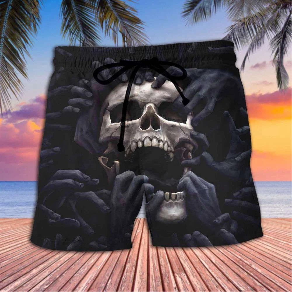 Skull Love Darkness Hawaiian Shirt, Gift For Men Women HW0601